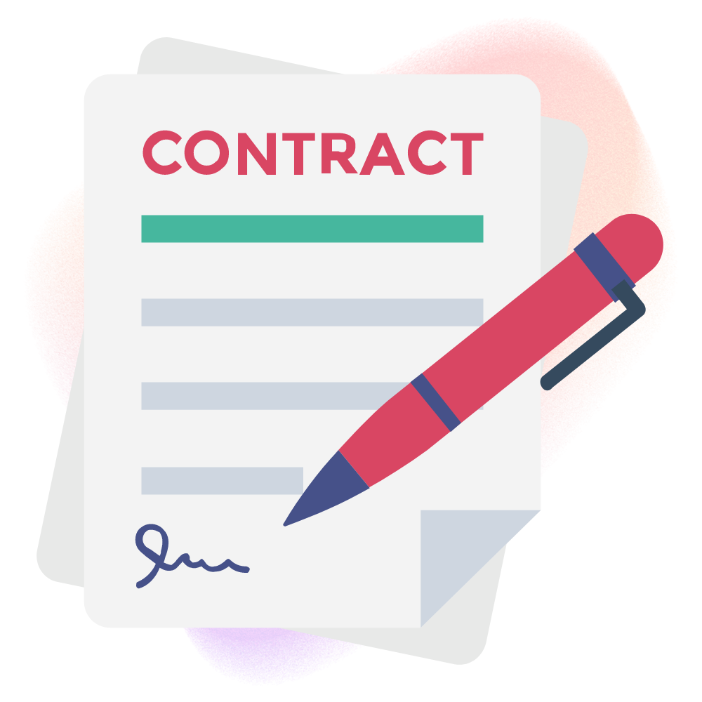 sign agreement and start work